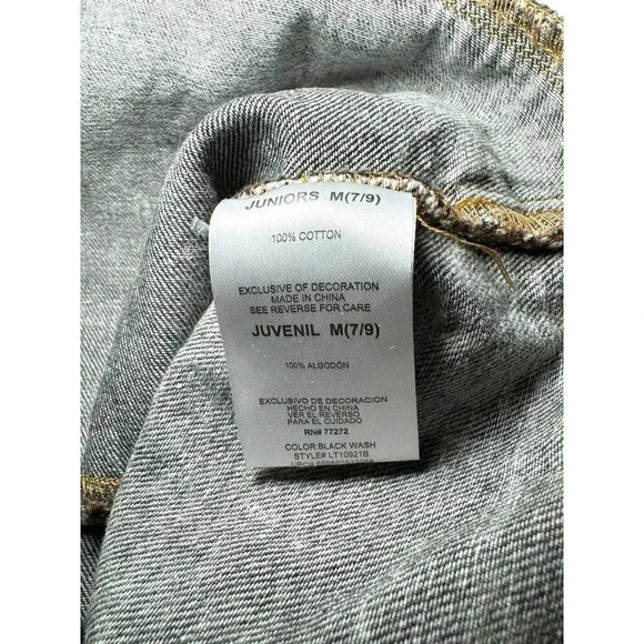 Distressed Denim Jacket with Zelda Triforce Embroidery Gamer Streetwear‎ - Picture 7 of 12